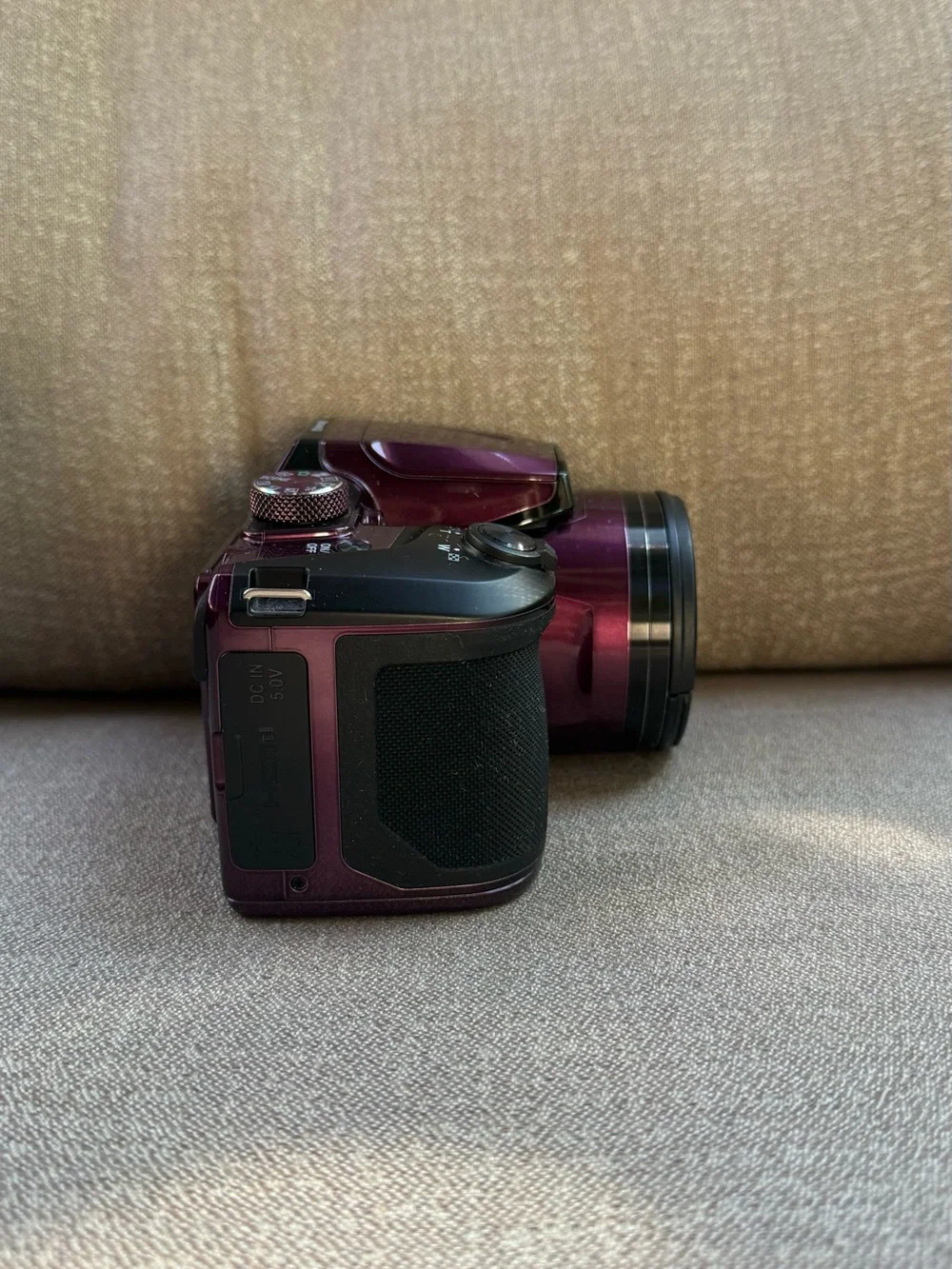 Nikon Purple Compact Digital Camera with Black Accents